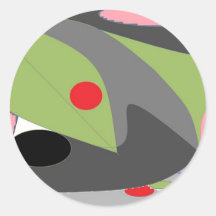 Abstract Design Stickers
