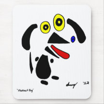 Abstract Dog Mousepad