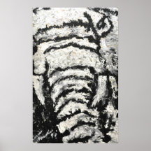 Abstract Elephant Posters