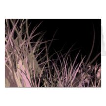 Abstract Ferns Blank Card