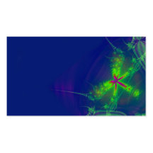 Abstract firefly business card