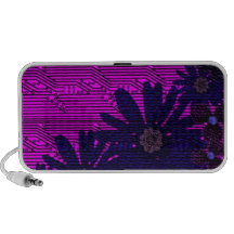 "Abstract floral music sheet"* Speaker System