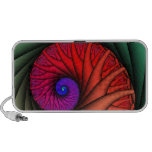 Abstract Fractal Art - Julia Nautilus - Speakers