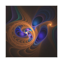 Abstract fractal artwork The Swirl Canvas Print