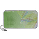 abstract geometric multi colour waves mp3 speakers