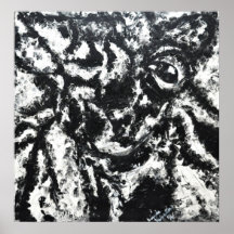 Abstract Giraffe Posters