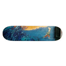 Abstract Graffiti Wall 2.0 Skate Board