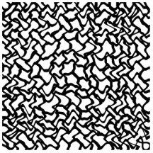 Abstract Graphic Pattern Black and White. Photo Sculpture
