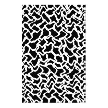 Abstract Graphic Pattern Black and White. Stationery Paper
