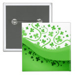 Abstract Green Butterflies Pins