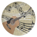 Abstract Guitar Plate