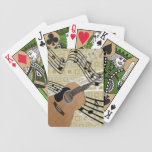 Abstract Guitar Playing Cards