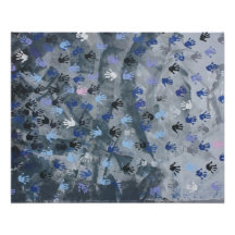 Abstract - hands photo print