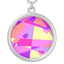 Abstract Hearts Necklace