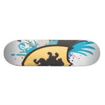 Abstract Heraldry Dek Skateboard Deck