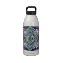 Abstract Iguana Lizard Skin Texture Pink Purple Drinking Bottles