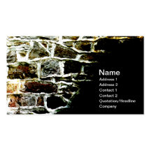 abstract image of a stone wall and mortar business card