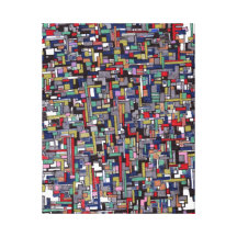Abstract Images:  Cyber Pop Abstract Fractal Stretched Canvas Prints