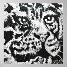Abstract Jaguar Posters