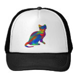 Abstract Kitty Mesh Hat