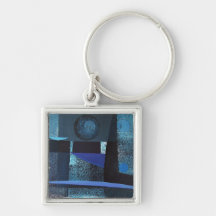 Abstract Landscape of Potosi Bolivia 21x26.9 Keychains