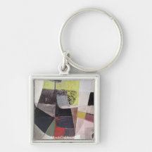 Abstract Landscape of Potosi Bolivia 32.3x21.6 Keychain