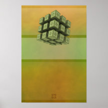 Abstract Magnetism 04 Mod 01 : Beginner's Mind Poster