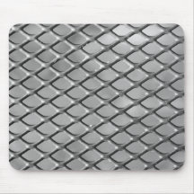 Abstract Metal Grid Mouse Pads