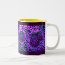 abstract microscope mug