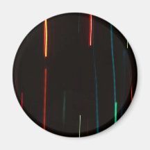 Abstract Motion Lights Refrigerator Magnet