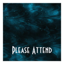 Abstract Nebula Texture - Blue Announcements