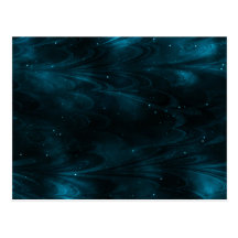 Abstract Nebula Texture - Blue Post Card
