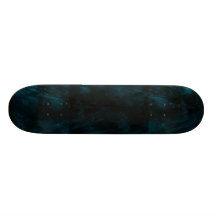 Abstract Nebula Texture - Blue Skate Board