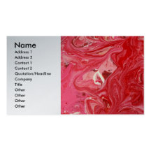 Abstract - Paint - My ice cream melted Business Card Template