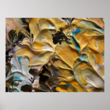 Abstract Painting (Detail) #825_B Poster