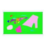 Abstract Painting Happiness Good Luck Joy (75) Stretched Canvas Prints