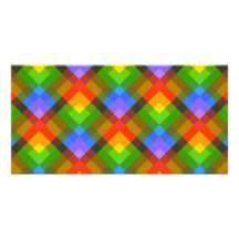 Abstract Pattern. Custom Photo Card