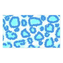 Abstract Pattern in Blue and Turquoise. Business Card Templates