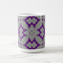 Abstract Pattern Purple Coffee Mug