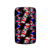 Abstract Patterned Union Jack Blackberry Bold Covers