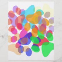 Abstract Paw Prints Flyer