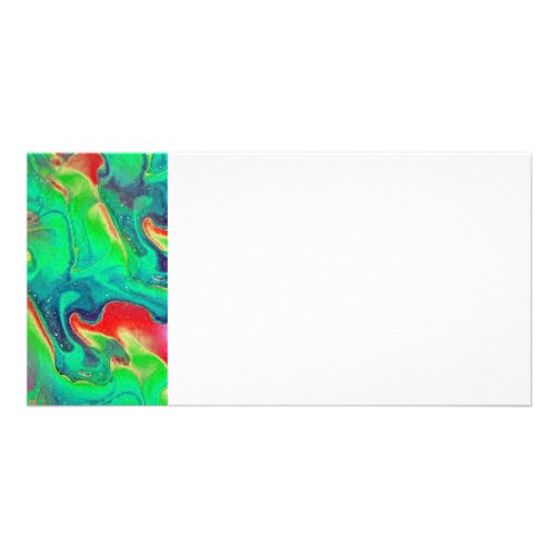 Abstract Personalized Photo Card
