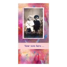 ABSTRACT PHOTO GREETING CARD