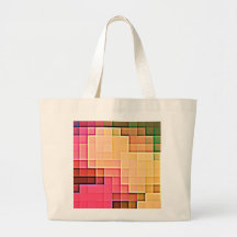 Abstract Pixel Pattern 1 Bag
