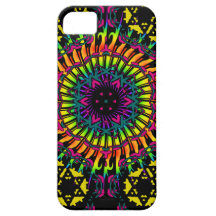 Abstract / Psychedelic Spiral Vortex iPhone 5 Cover