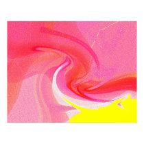 Abstract Red and Yellow posters