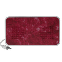 Abstract Red doodle Laptop Speakers