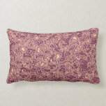 abstract red waves classic pillows
