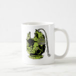 Abstract Robot Head Retro Colours Mug