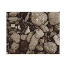 Abstract Rock Stretched Canvas Print